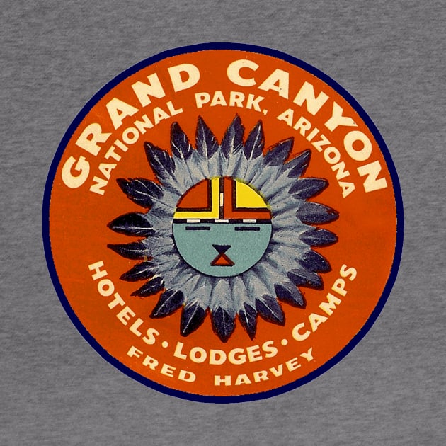 Vintage Grand Canyon National Park Logo by Naves